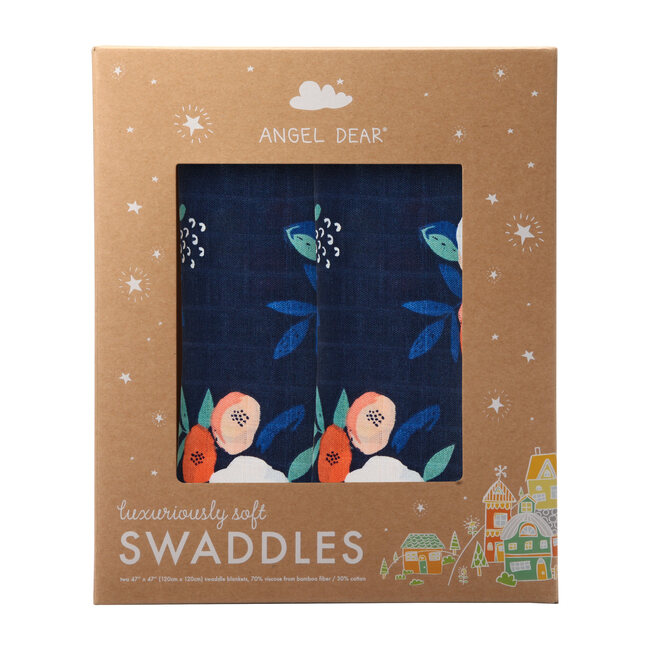 Full Bloom Swaddle 2 Pack Angel Dear Swaddles